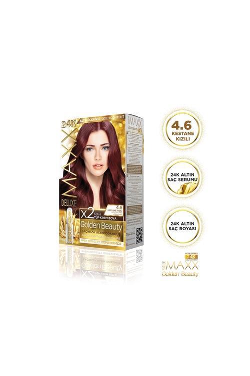 Maxx 4.6 Kestane Kızılı Krem Saç Boyası 60 ml