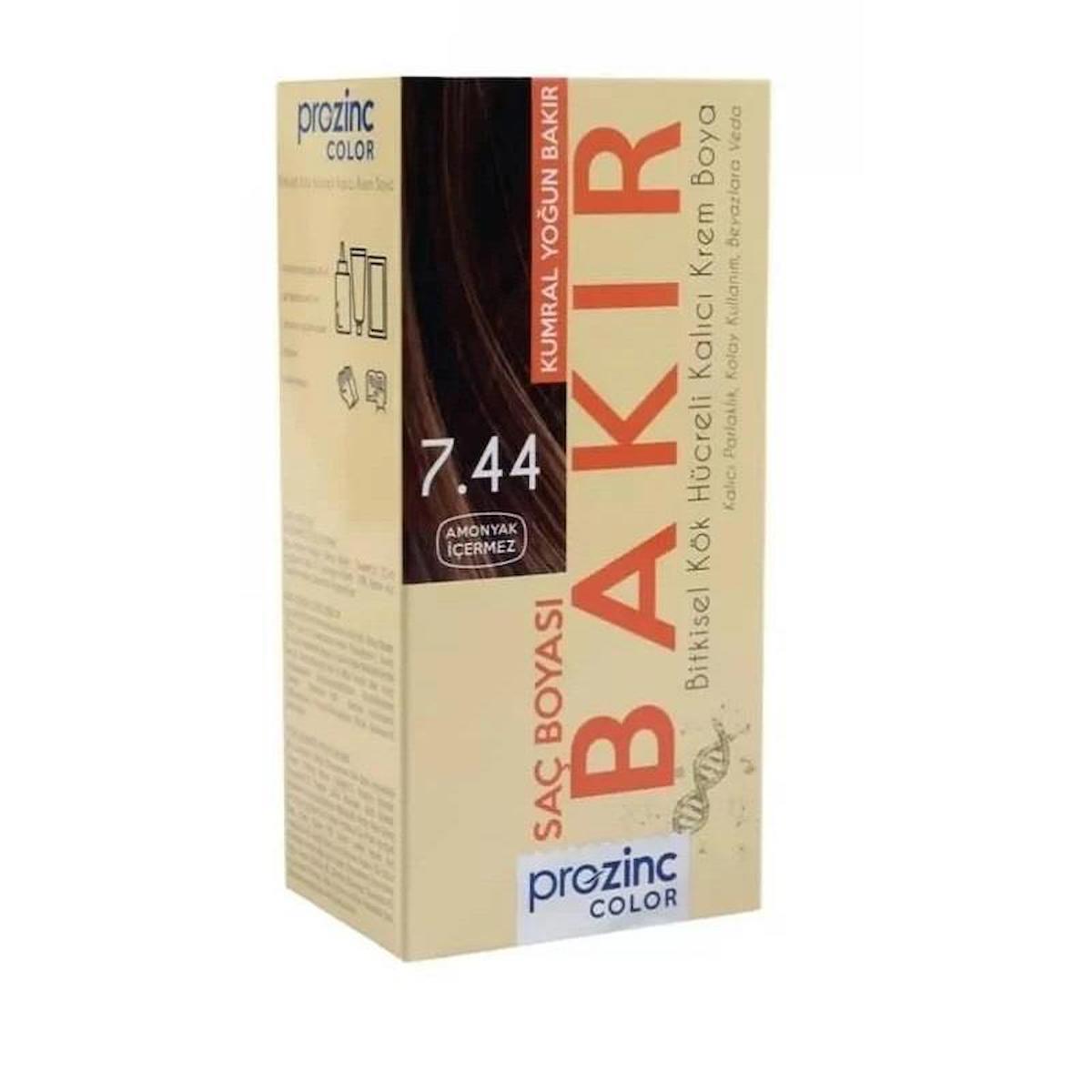 Prozinc 7.44 Bakır Amonyaksız Krem Saç Boyası