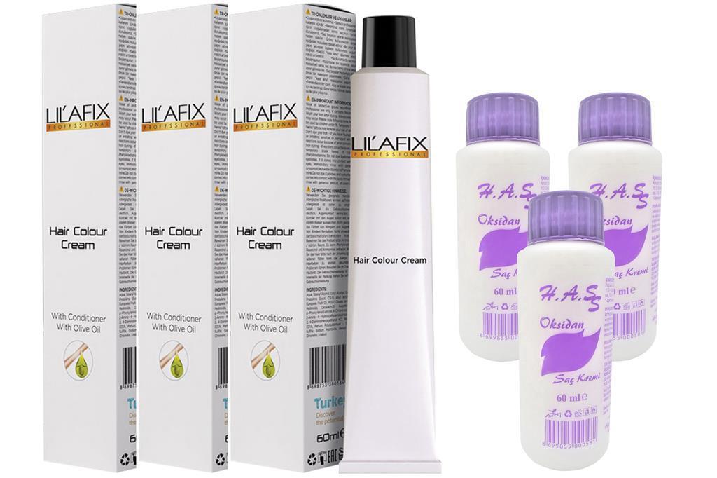 Lilafix 1.0 Siyah Amonyaksız Krem Saç Boyası 60 ml