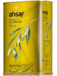Ahsaf Polifenolsüz Olgun Hesap Teneke Riviera Zeytinyağı 1 lt