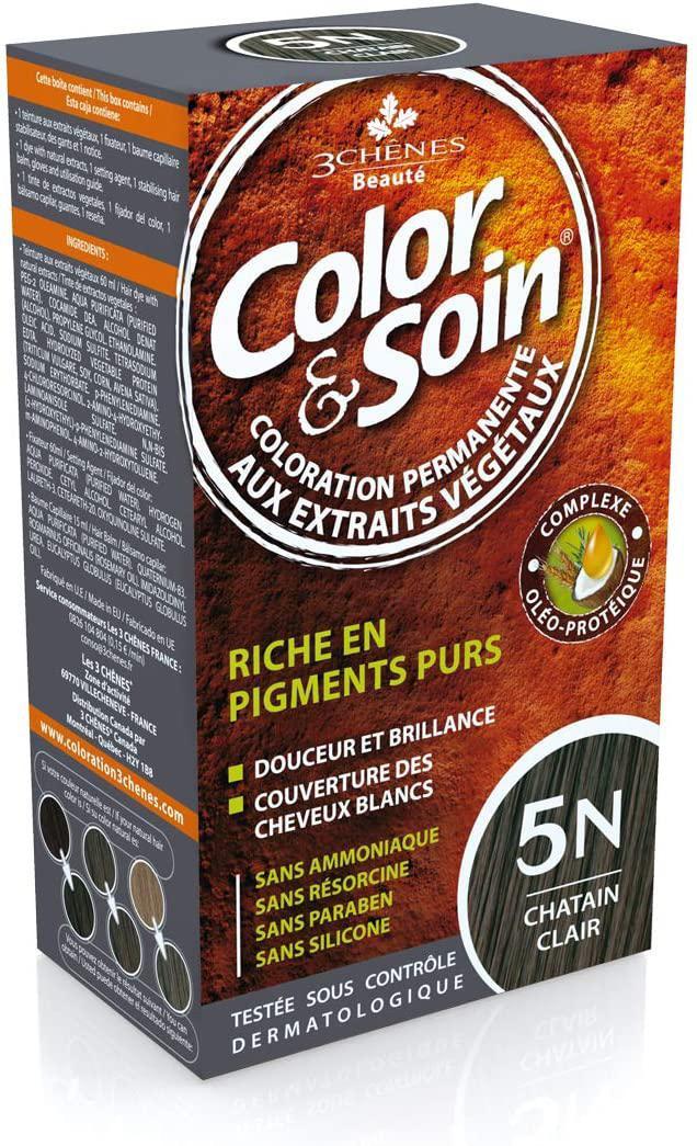 Color Soin 5N Gün Işığı Kestane Amonyaksız Krem Saç Boyası 120 ml