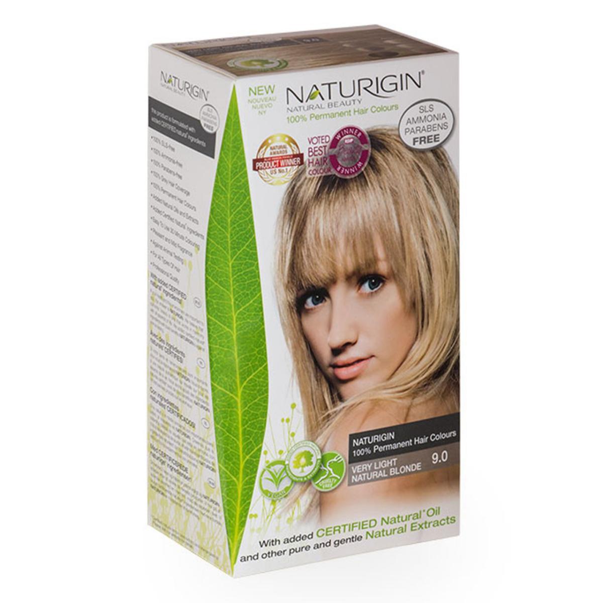 Naturigin 9.0 Çok Yumuşak Doğal Sarı Organik Krem Saç Boyası 60 ml