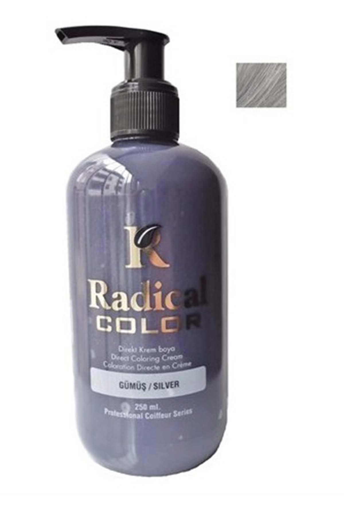 Radical Gümüş Amonyaksız Krem Saç Boyası 4x250 ml