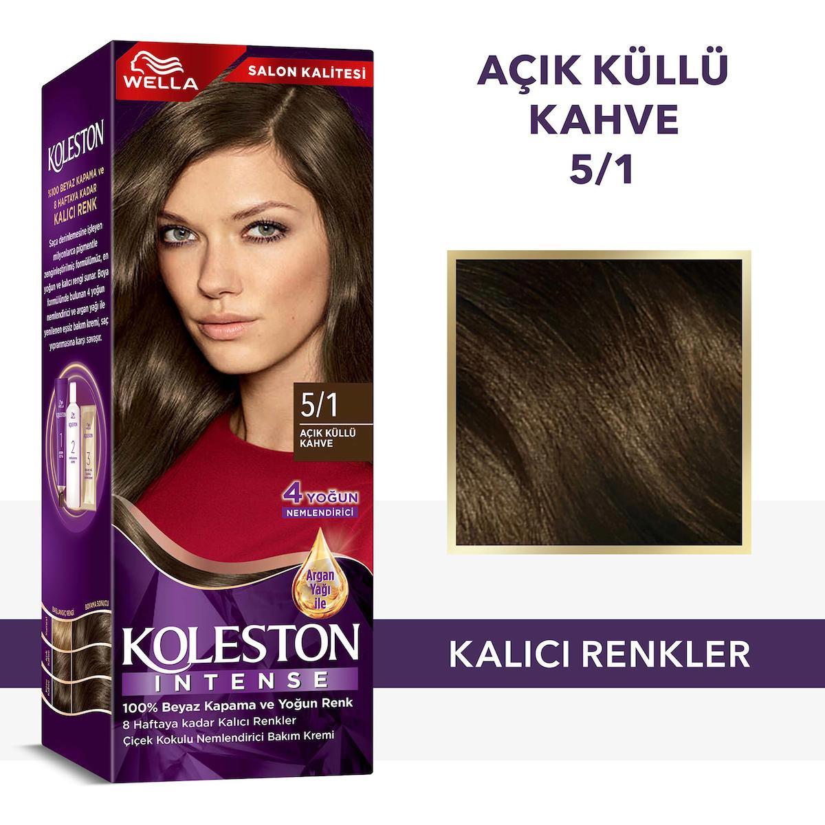Wella Koleston 5.1 Ekstra Küllü Kahve Krem Saç Boyası 50 ml