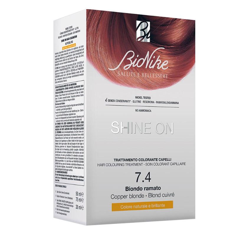 Bionike 7.4 Bakır Sarı Amonyaksız Krem Saç Boyası 50 ml