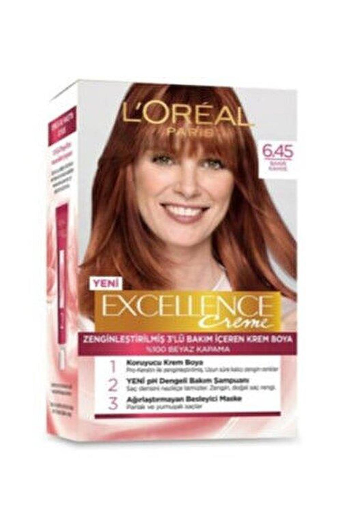 L'Oreal Professionnel 6.45 Sıcak Bakır Kahve Amonyaksız Krem Saç Boyası