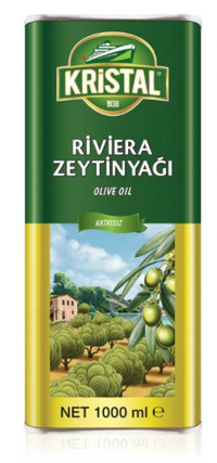 Kristal Polifenolsüz Olgun Hesap Teneke Riviera Zeytinyağı 1 lt