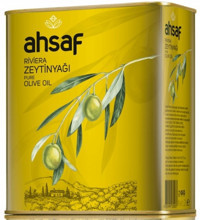 Ahsaf Polifenolsüz Olgun Hesap Teneke Riviera Zeytinyağı 2 lt