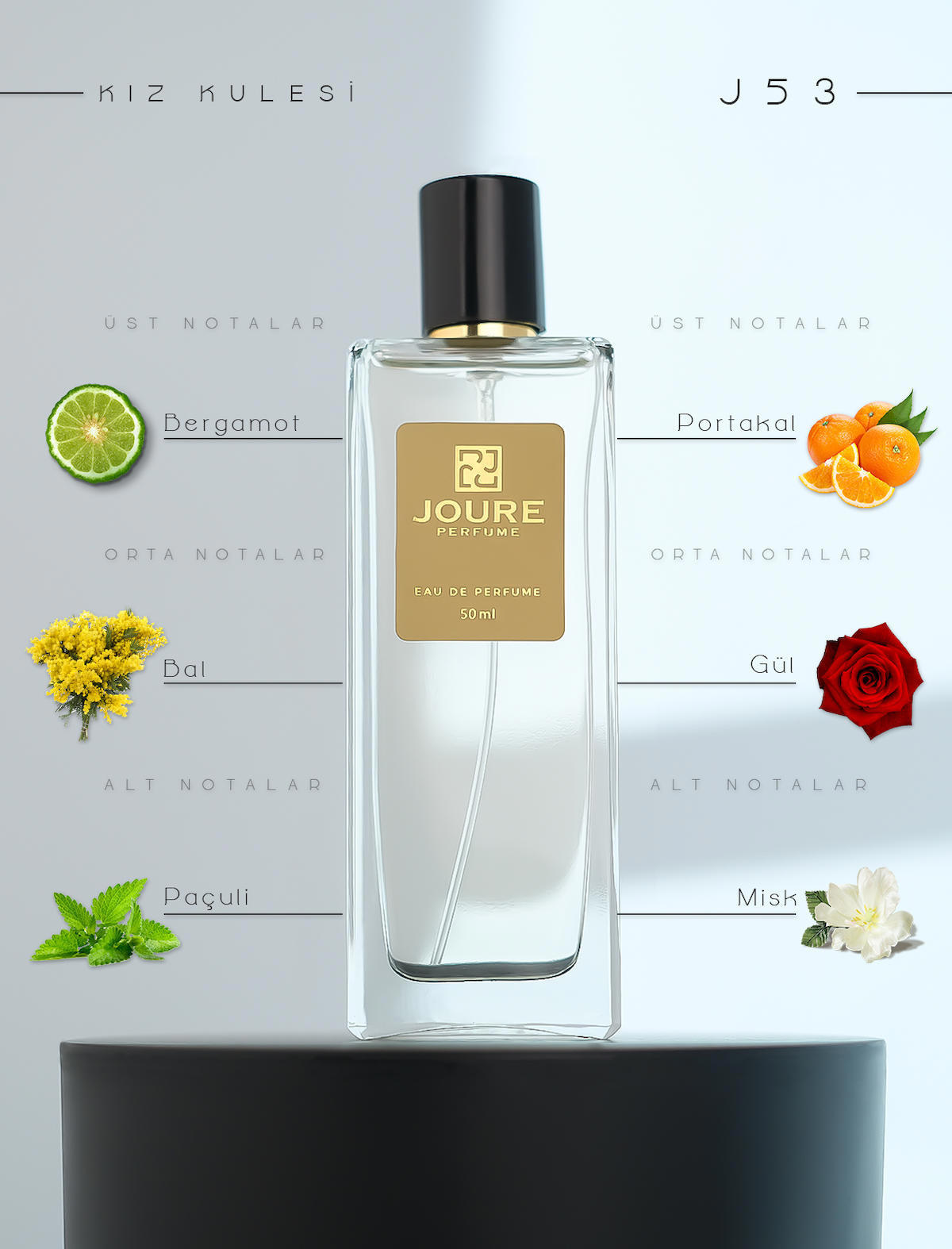 Joure Perfume Joure J53 EDP Paçuli Kadın Parfüm 50 ml