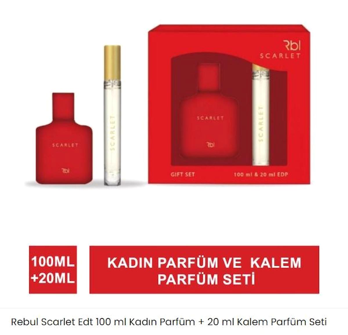 Rebul Scarlet EDT Odunsu Kalem Kadın Parfüm 100 ml