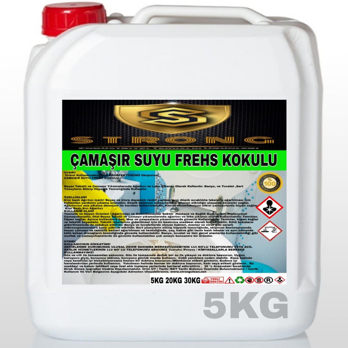 Strong Fresh Kokulu Beyazlar İçin Sıvı Çamaşır Suyu 5 kg