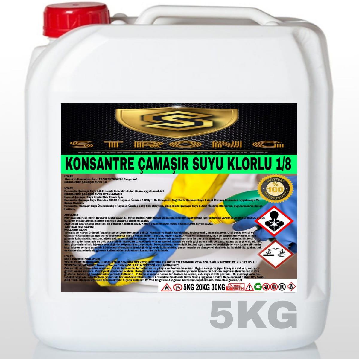 Strong Renkliler İçin Konsantre Çamaşır Suyu 5 kg
