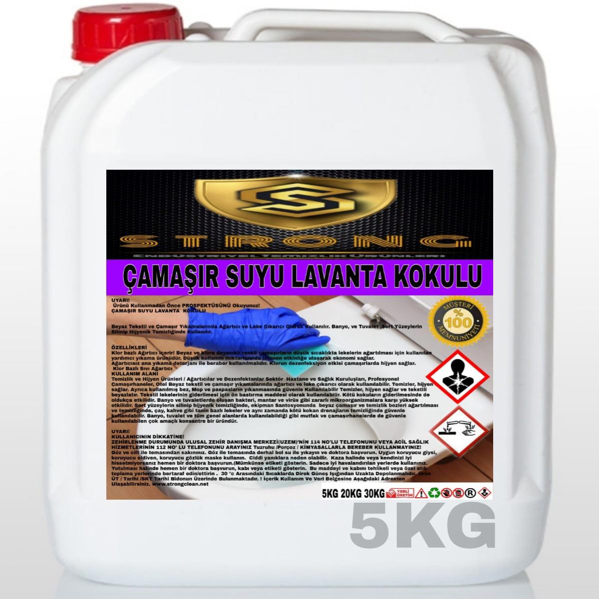 Strong Lavanta Kokulu Beyazlar İçin Sıvı Çamaşır Suyu 5 kg