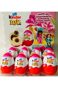 Kinder Joy Sütlü Çikolata 20 gr 8 Adet