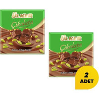 Ülker Antep Fıstıklı Çikolata 70 gr 2 Adet