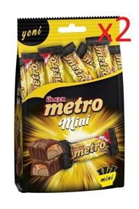 Ülker Metro Bisküvili Karamelli Çikolata 102 gr 2 Adet