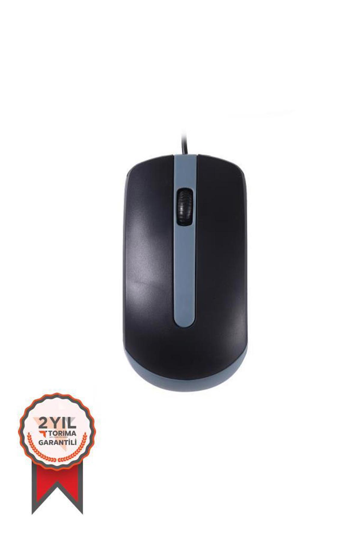 Torima Tm-06 Ergonomik Kablolu Gri Optik Mouse