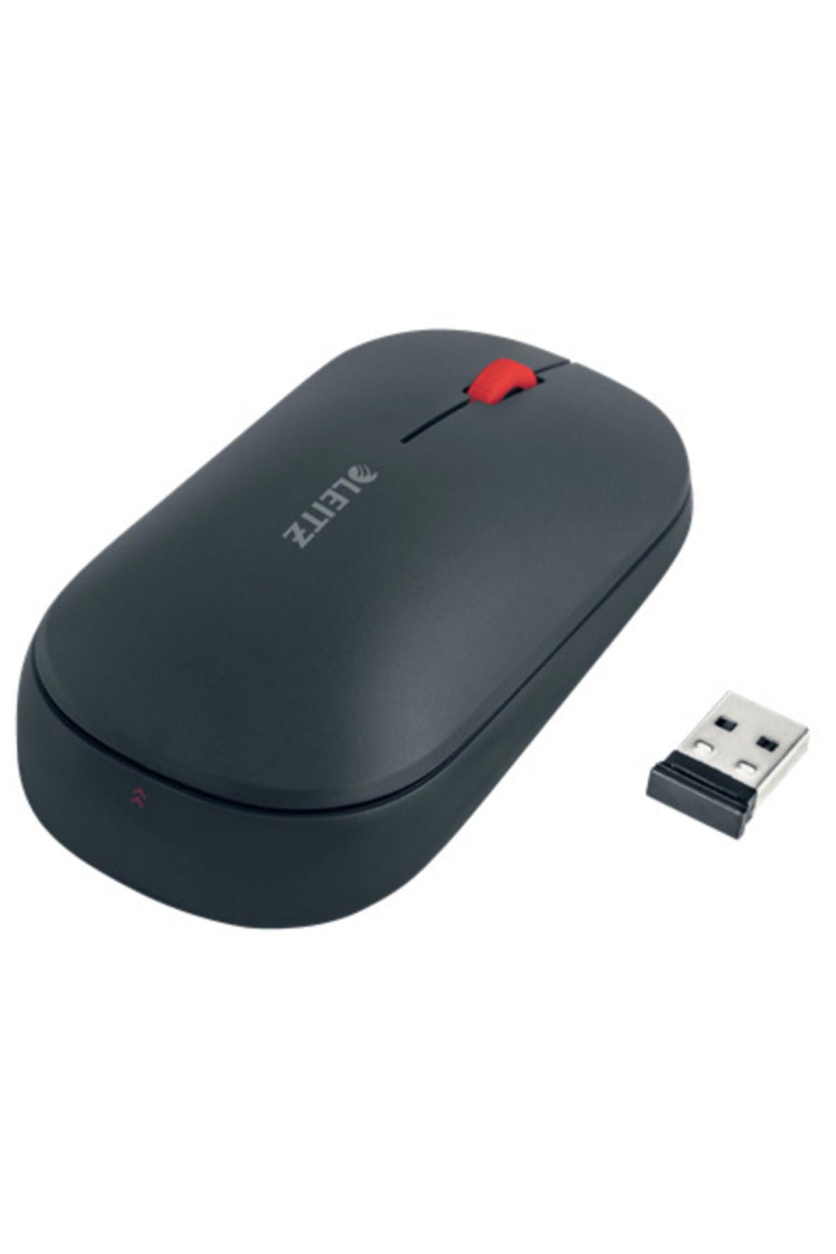 Leitz Kablosuz Gri Optik Mouse