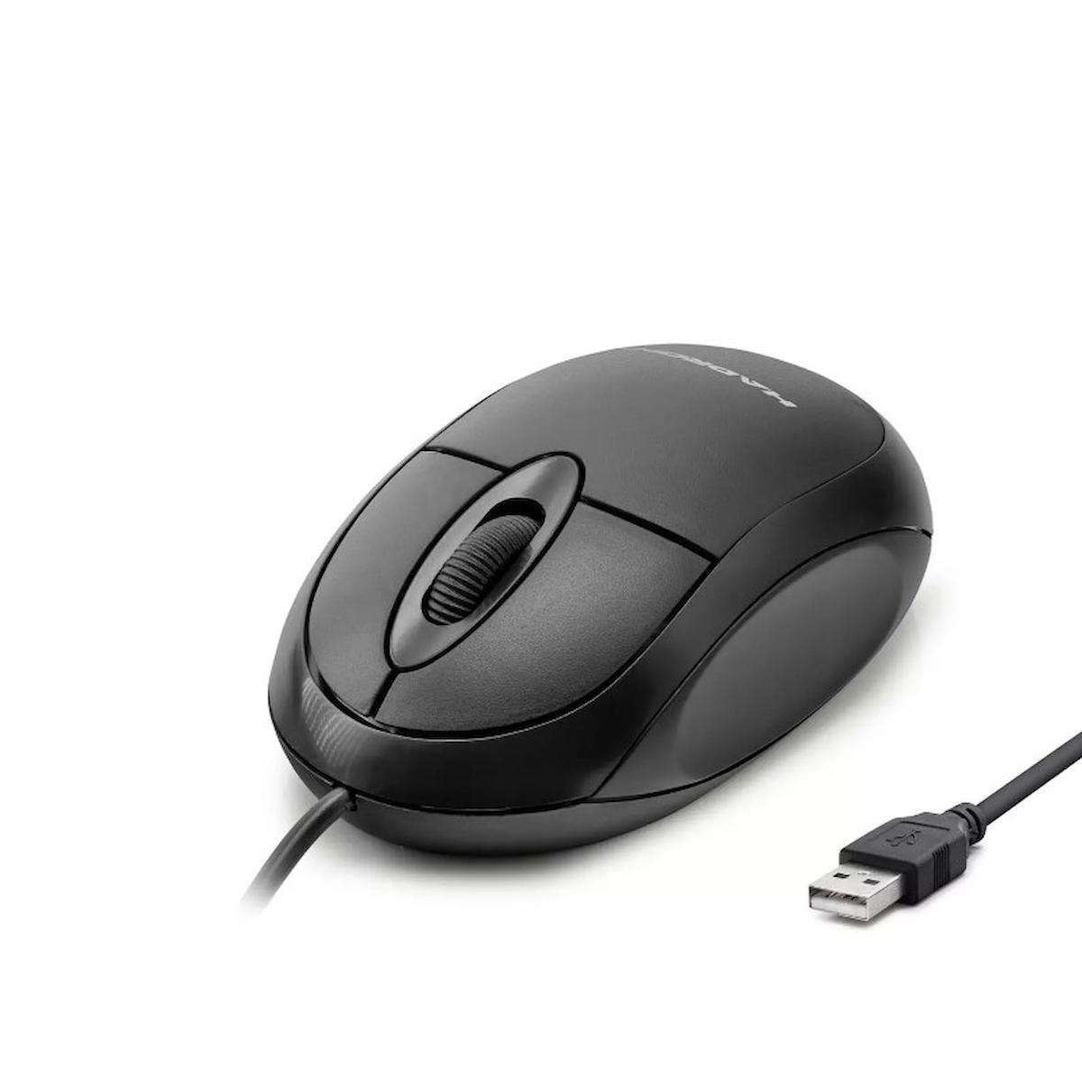 Hadron HDX3259 Kablolu Siyah Optik Mouse