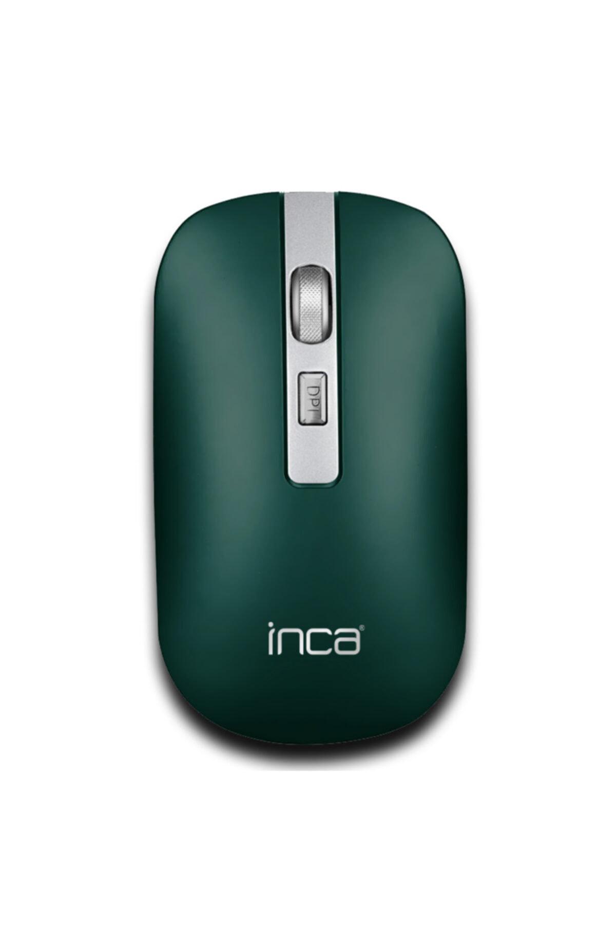 Inca IWM-531Ry Kablosuz Yeşil Standart Mouse