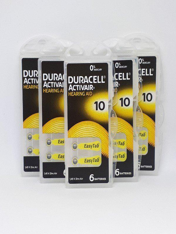 Duracell 10 1.45 V Çinko Düğme Pil 5x6'lı