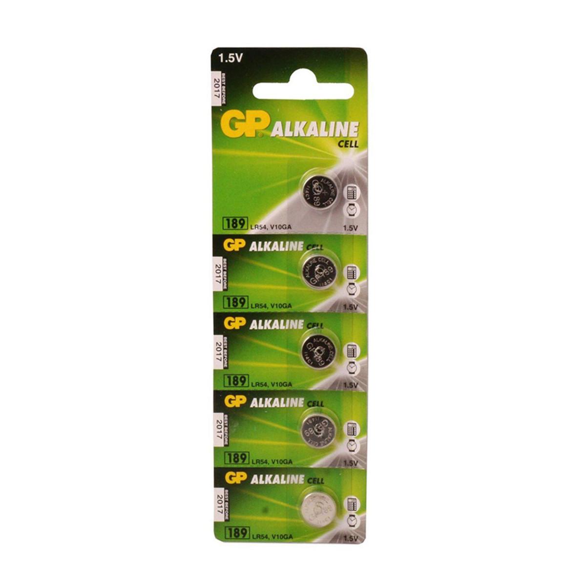 Gp 189LR54 1.5 V Alkalin Düğme Pil 5'li