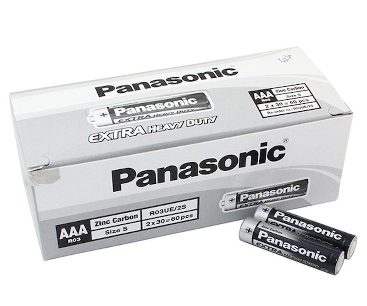 Panasonic R03 AAA / İnce Kalem Pil 60'lı