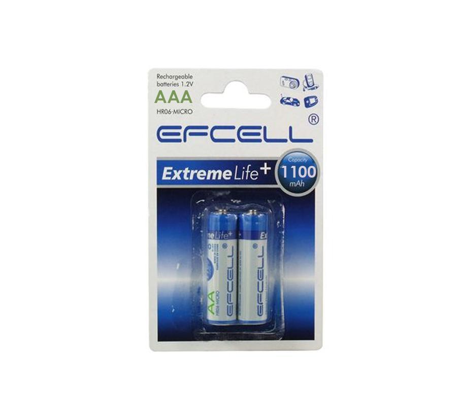 Efcell HR1100AAA 1.2 V 1100 mAh Ni-Mh AAA / İnce Kalem Şarjlı Pil 2'li