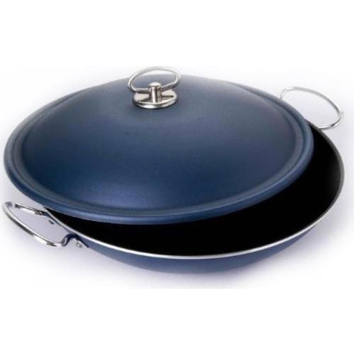 Altın Başak Wok 28 cm Çelik Basık Tencere