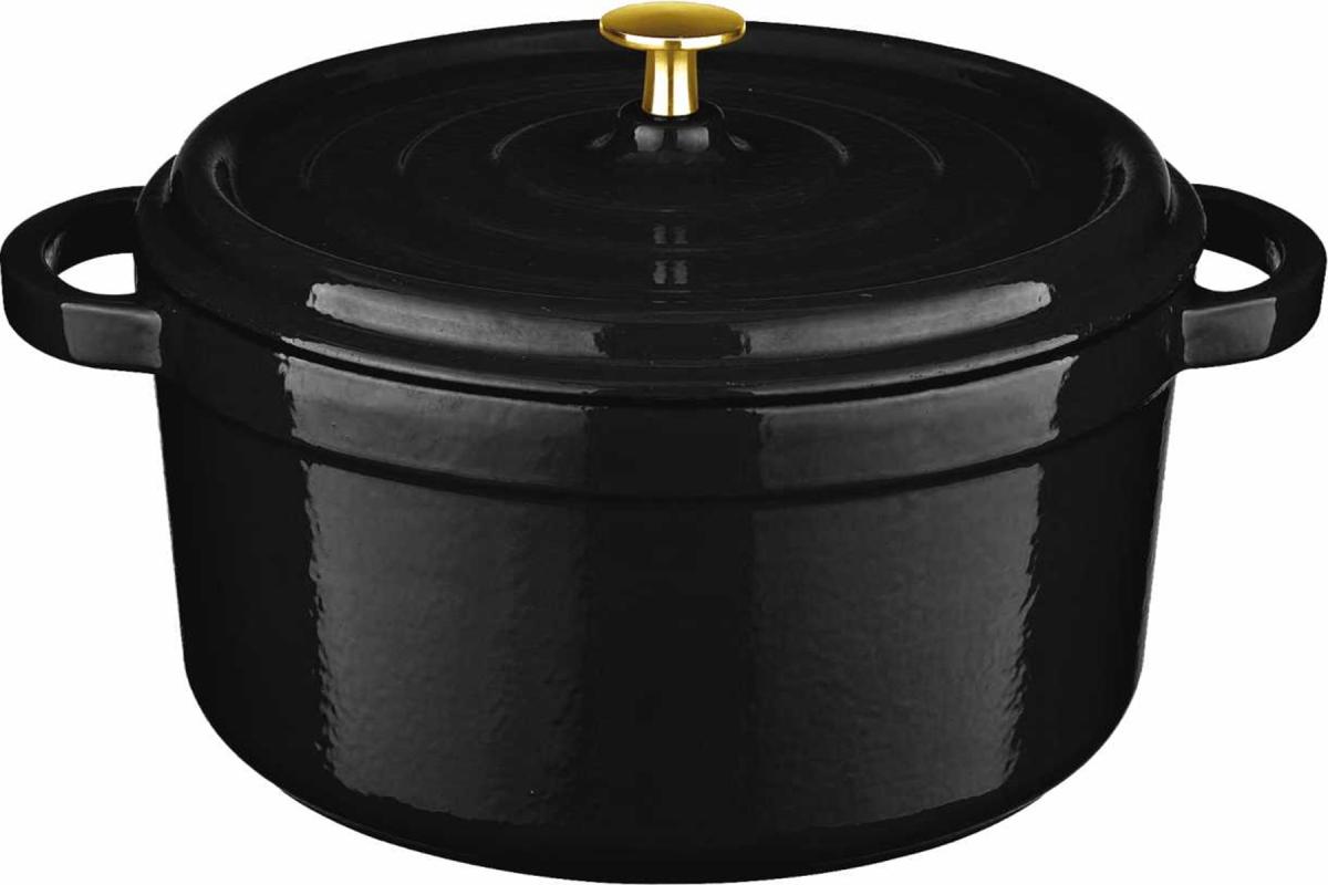 Leggno Flame 28 cm Döküm Derin Tencere
