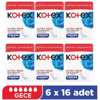 Kotex Ultra İnce 16'lı Hijyenik Ped 6 Adet