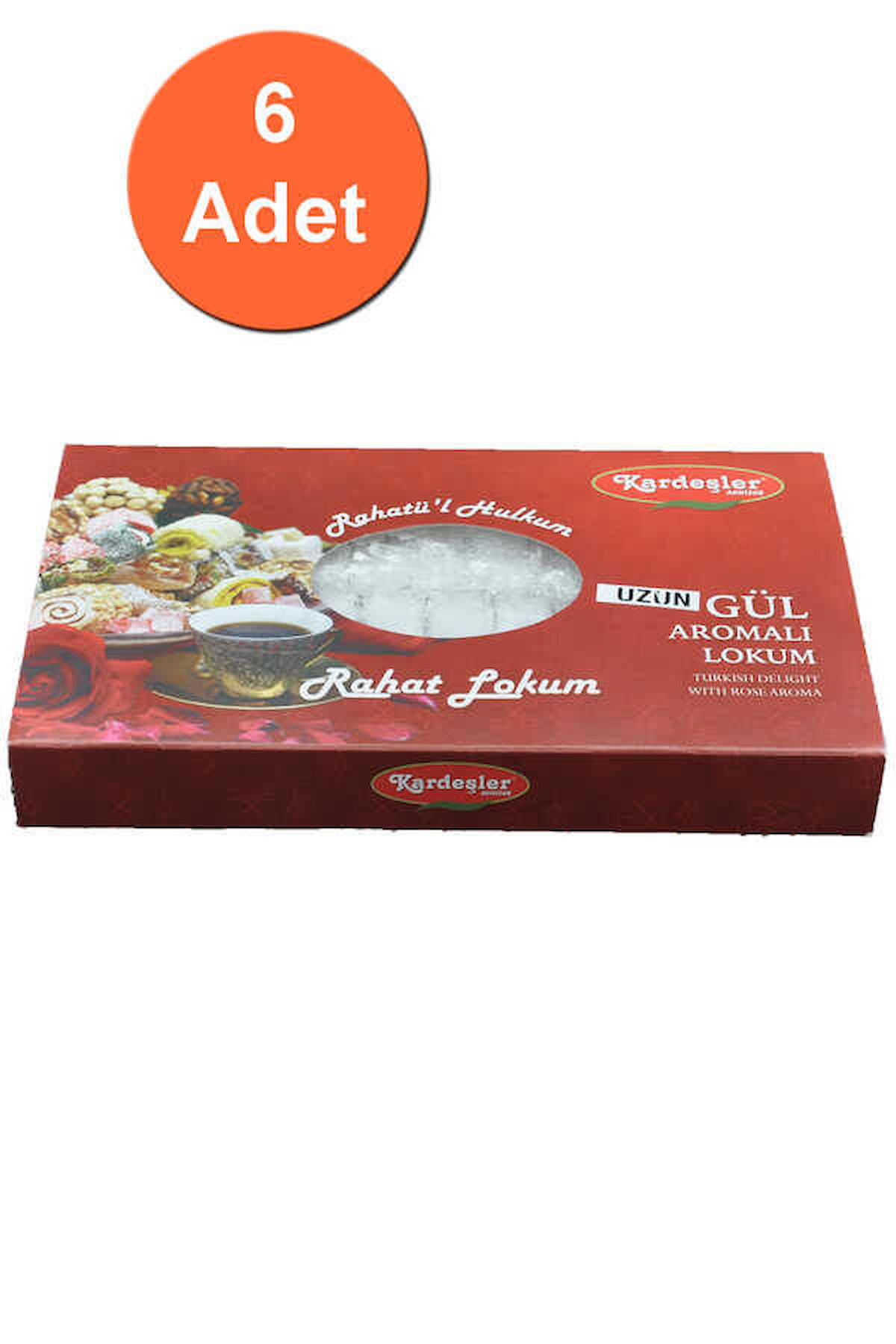 Kardeşler Şekerleme Güllü Lokum 6 x 700 gr