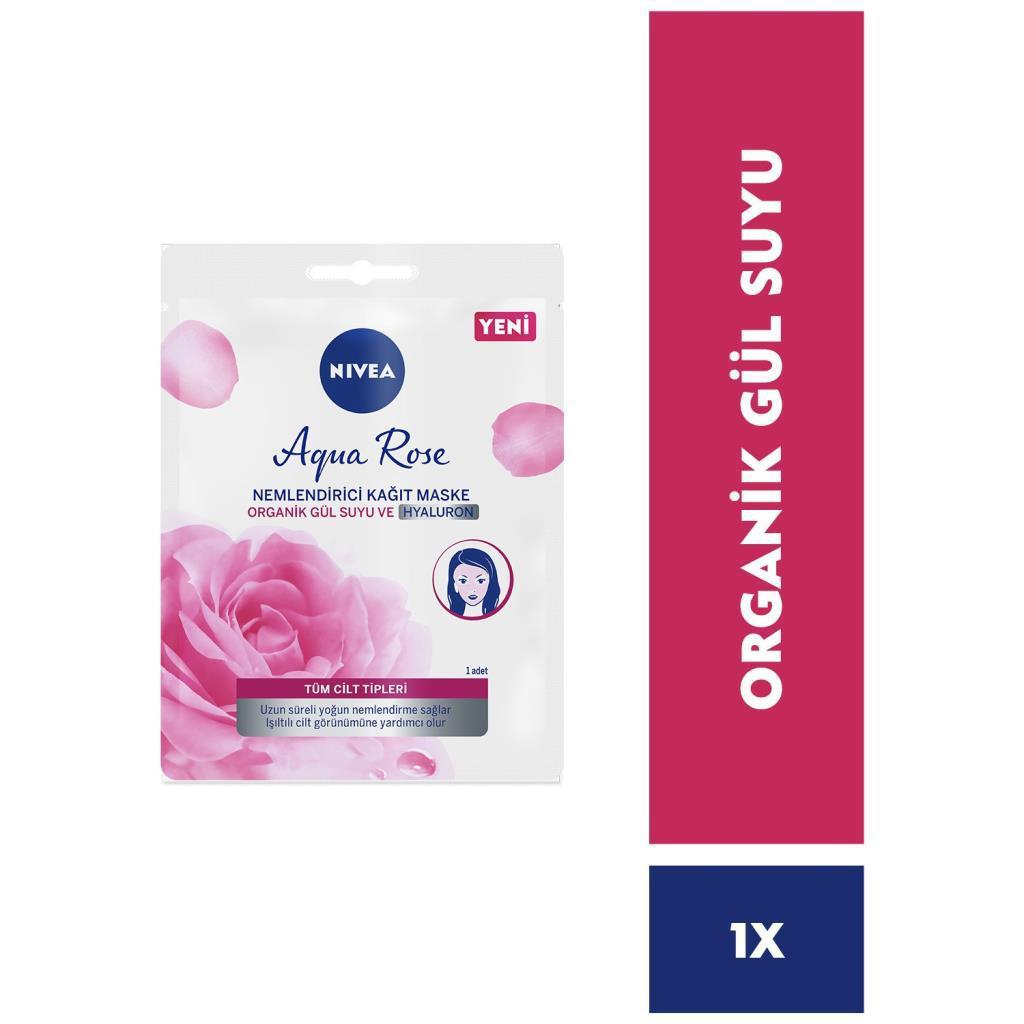 Nivea Aqua Rose Nemlendirici Kağıt Yüz Maskesi 1 Adet
