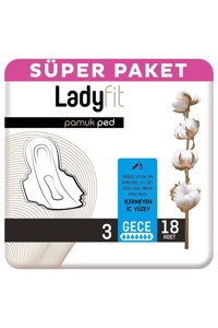 Ladyfit İnce 18'li Hijyenik Ped 1 Adet