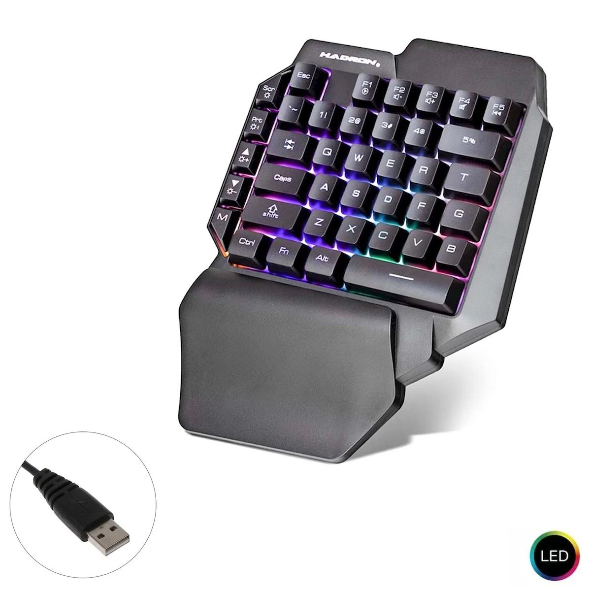 Everest HD-G504 Türkçe 18 Tuşlu Kablolu Siyah Gaming Klavye