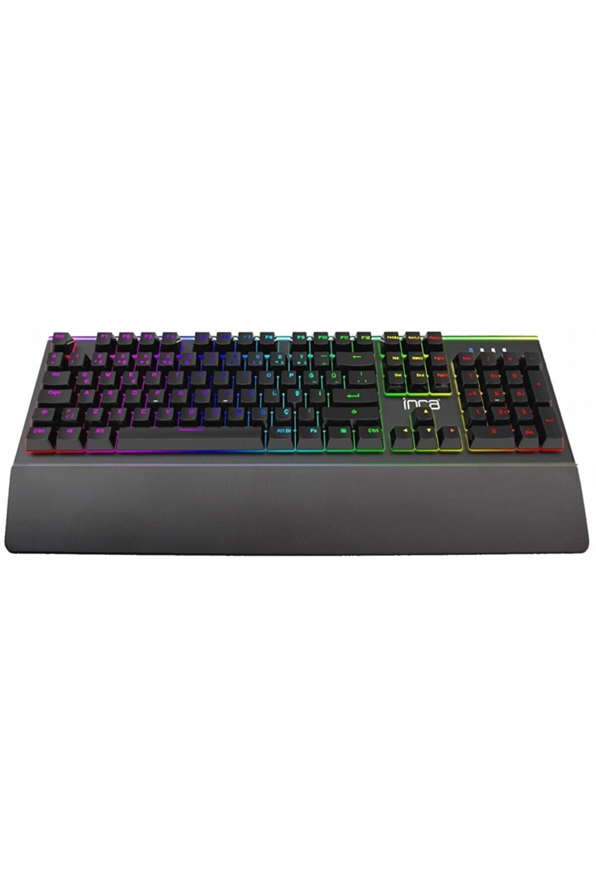 Inca IKG 452 Türkçe Q RGB 104 Tuşlu Brown Switch Kablolu Siyah Mekanik Gaming Klavye