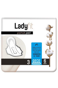 Ladyfit İnce 6'lı Hijyenik Ped 1 Adet