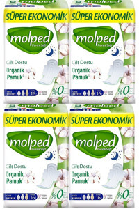 Molped Ultra İnce 16'lı Hijyenik Ped 4 Adet