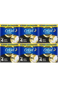 Orkid Ultra İnce 16'lı Hijyenik Ped 6 Adet