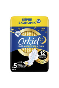 Orkid Süper Ekonomik Ultra İnce 14'lü Hijyenik Ped 6 Adet