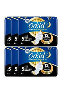 Orkid Ultra İnce 5'li Hijyenik Ped 6 Adet