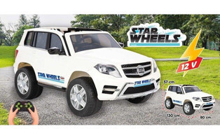 Pilsan Star Wheels 12 V Üstü Açık Tek Kişilik Akülü Jip Beyaz