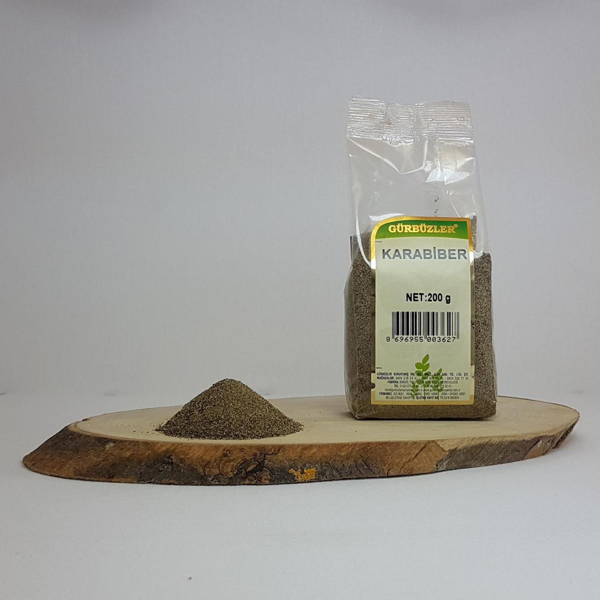 Gürbüzler Vegan Karabiber Toz 200 gr