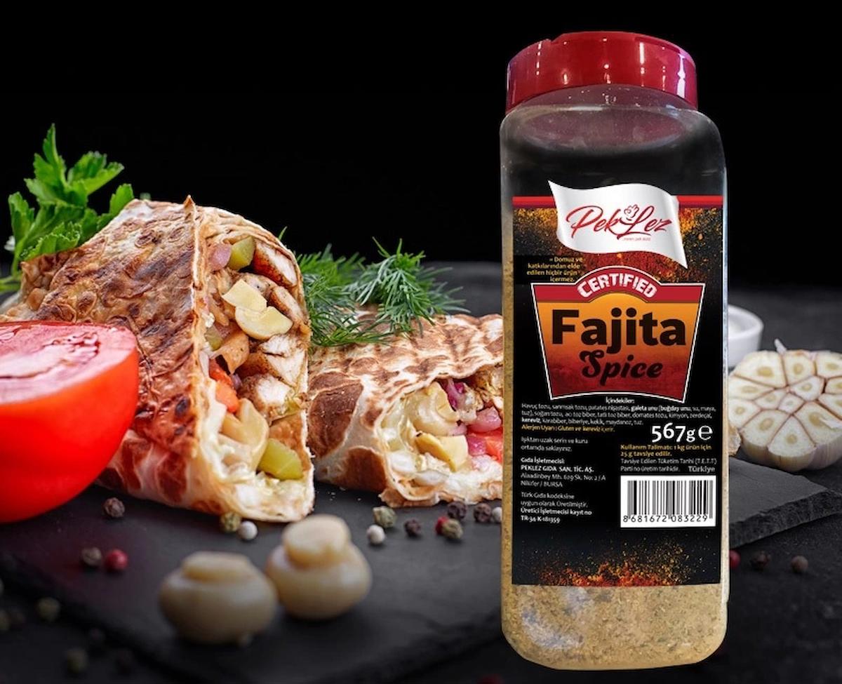 Peklez Vegan Toz Fajita Baharatı 567 gr