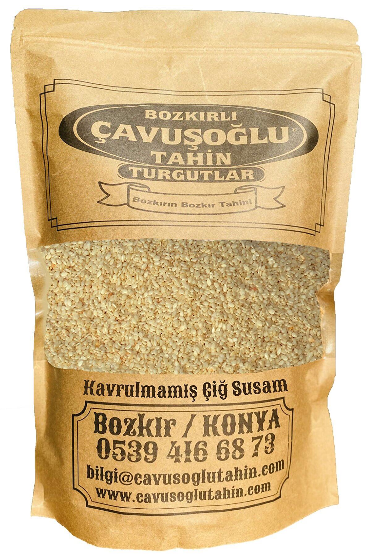 Bozkırlı Çavuşoğlu Glutensiz Beyaz Çiğ Susam Tane 500 gr
