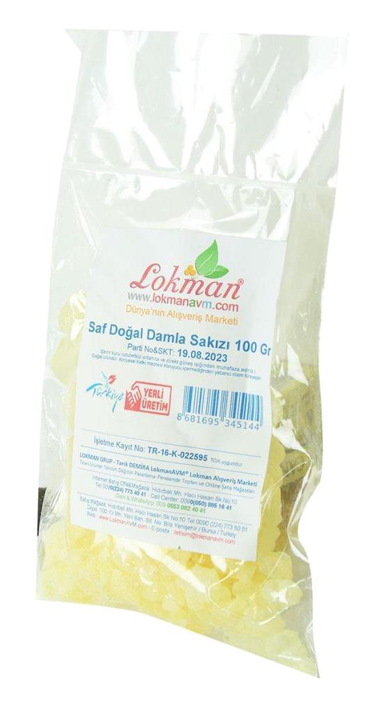 Lokman Avm Vegan Damla Sakızı Tane 100 gr