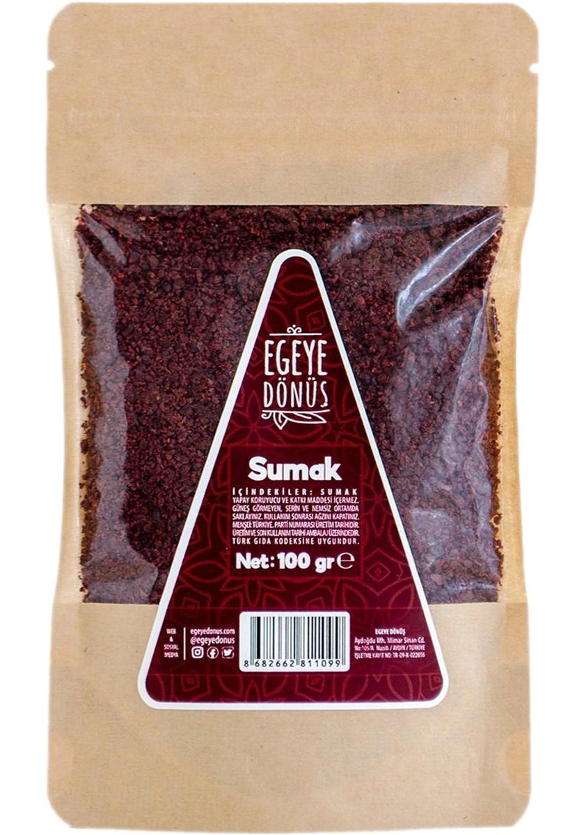 Egeye Dönüş Vegan Sumak Toz 100 gr