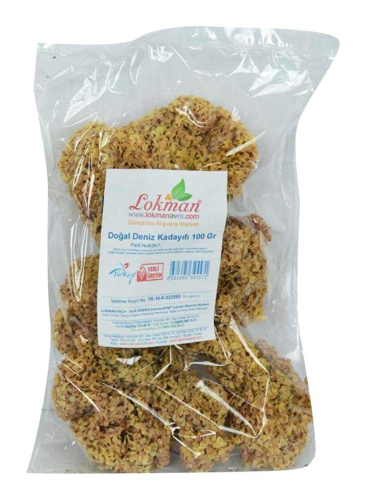 Lokman Avm Vegan Yerli Deniz Kadayıfı Tane 100 gr
