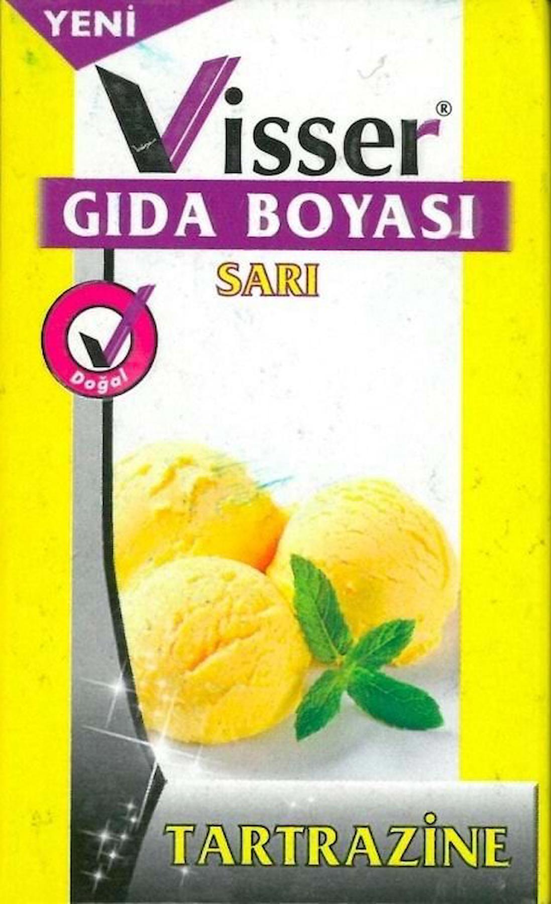 Visser Glutensiz Gıda Boyası Sarı Toz 9 gr