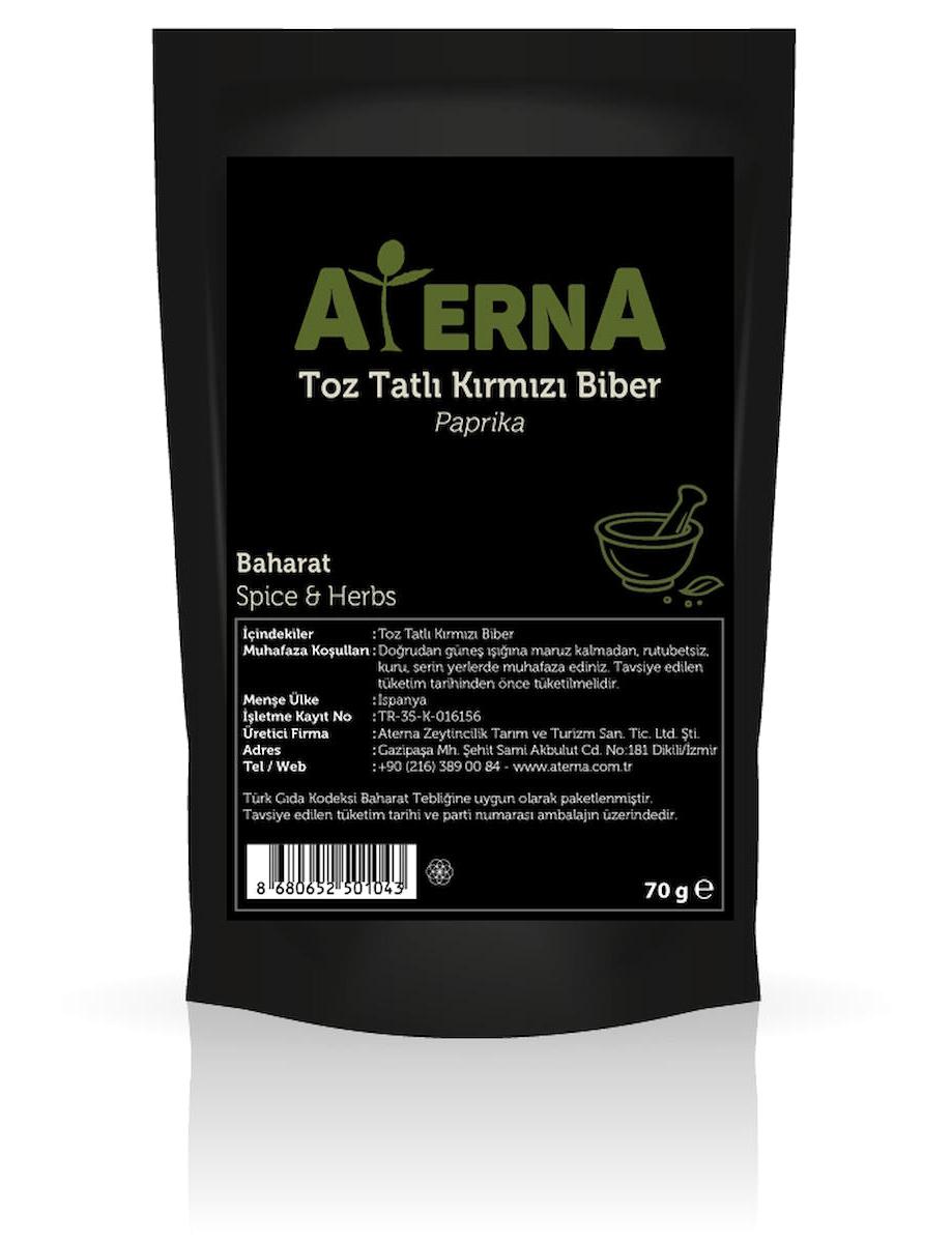 Aterna Tatlı Kırmızı Biber Toz 70 gr